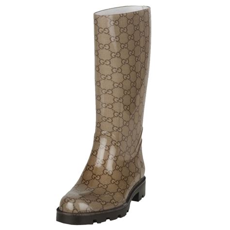 overstock gucci rain boots|thigh high Gucci boots.